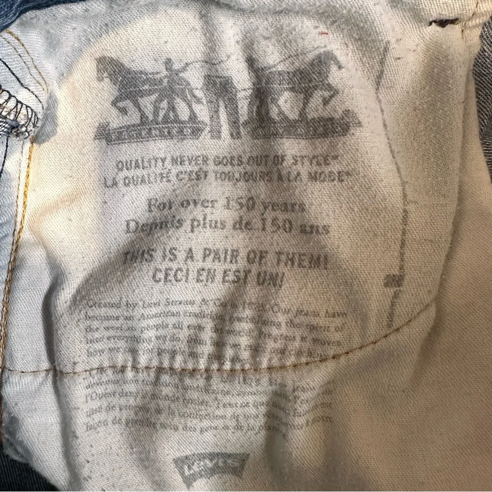 LEVI’S 550 Relaxed Fit Vintage Wash Dadcore Normcore Denim Jeans W 36 L 30 - Picture 5 of 6